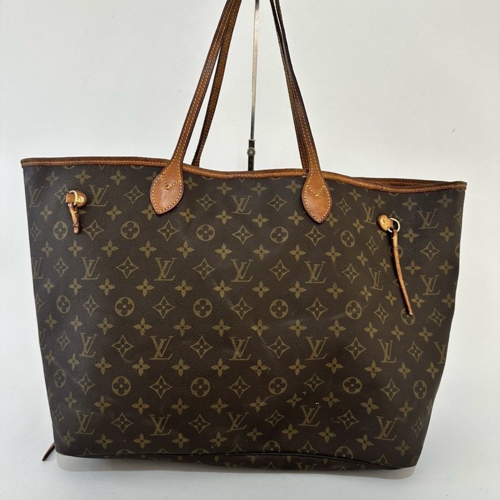 Louis Vuitton Brown Monogram Canvas Neverfull GM Tote Bag - Picture 2 of 7